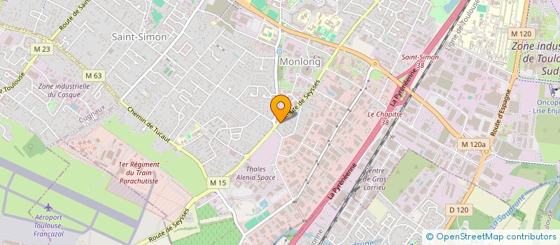 localisation de l'entreprise A.V.SECURITE à TOULOUSE