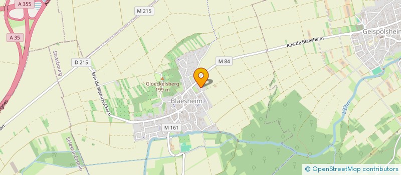 localisation de l'entreprise A.V SERVICES  BLAESHEIM