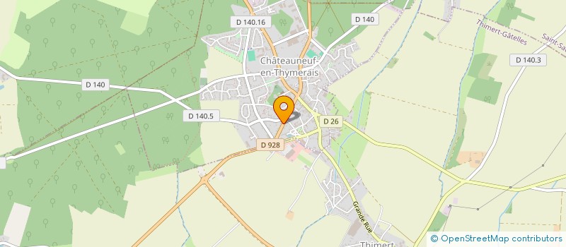 localisation de l'entreprise A.V.T. à CHATEAUNEUF-EN-THYMERAIS