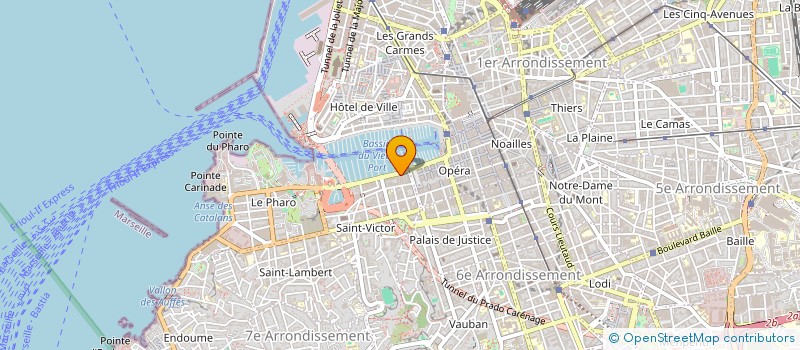 localisation de l'entreprise A. V. TRADING à MARSEILLE