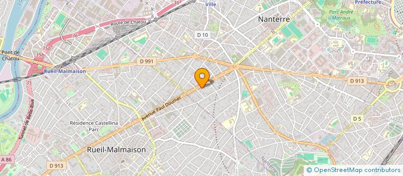 localisation de l'entreprise A&V VERISSIMO à NANTERRE