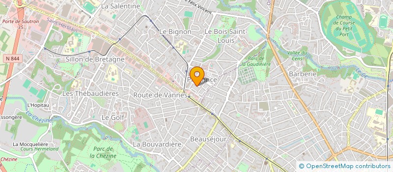 localisation de l'entreprise A.VA HYPNO COACHING LIFE à ORVAULT