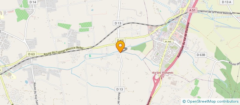 localisation de l'entreprise A. VALUES  MEYREUIL