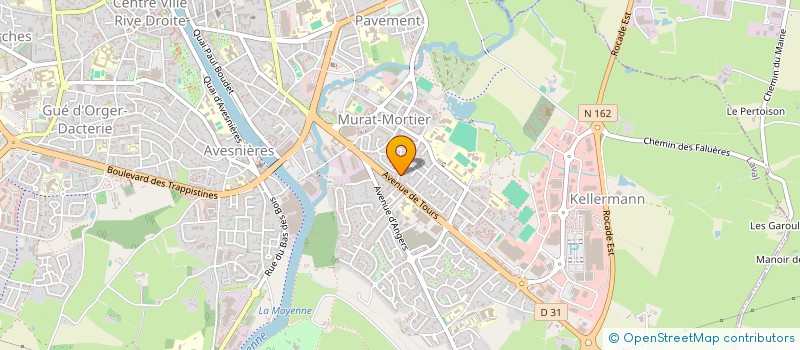 localisation de l'entreprise A VANTI à LAVAL