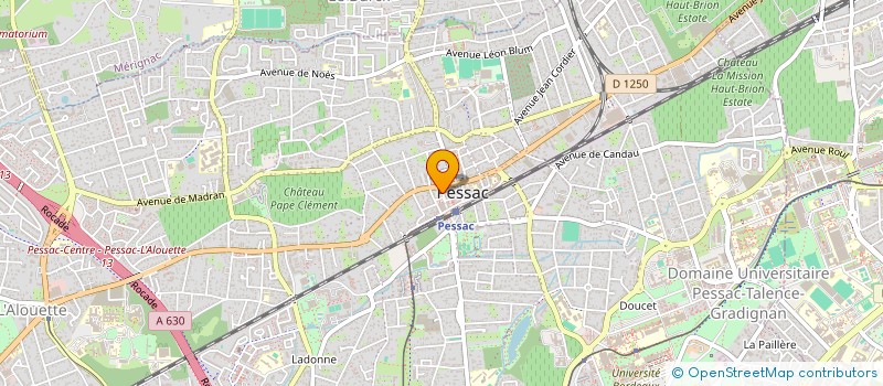 localisation de l'entreprise A VENDRE A LOUER PESSAC à PESSAC