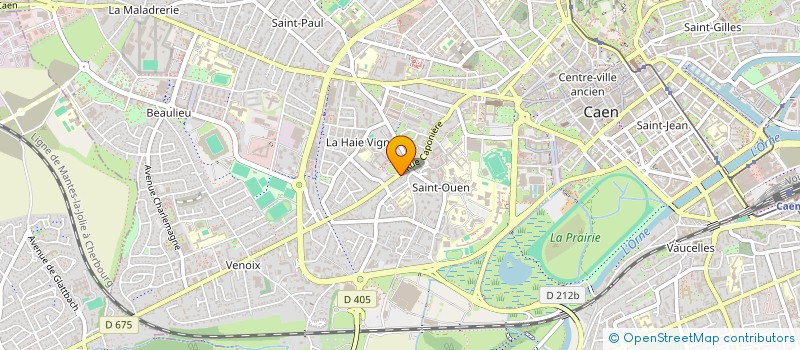 localisation de l'entreprise A VENIR à CAEN