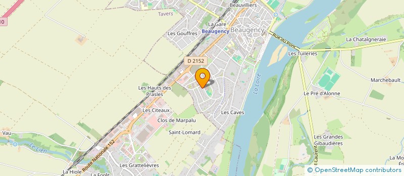 localisation de l'entreprise A'VENIR CAR à BEAUGENCY