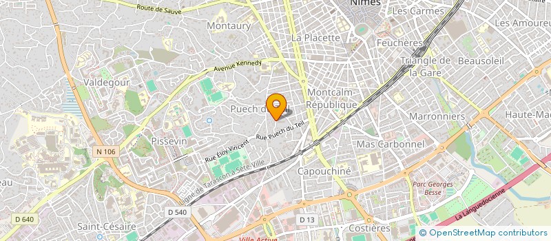 localisation de l'entreprise A VENIR FORMATION  NIMES