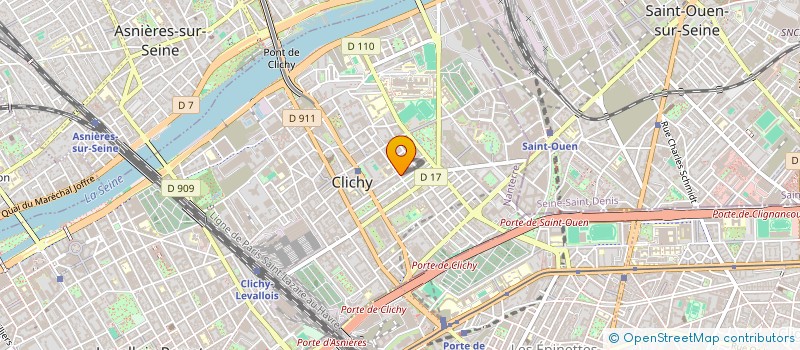localisation de l'entreprise A'VENIR MEILLEUR à CLICHY