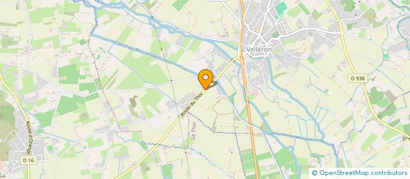 localisation de l'entreprise A VENIR RUGBY  VELLERON