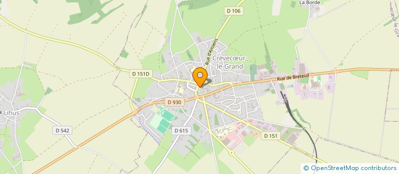 localisation de l'entreprise A.VI.PA INTERNATIONAL (AMOUR-VIE-PARTAGE)  CREVECUR-LE-GRAND