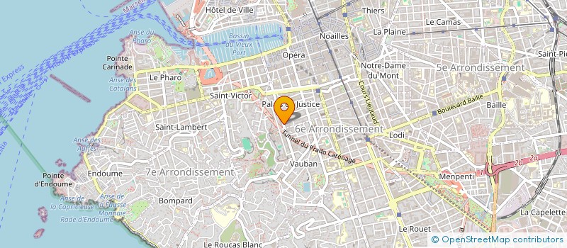 localisation de l'entreprise A.VIDAL-NAQUET AVOCATS ASSOCIES  MARSEILLE