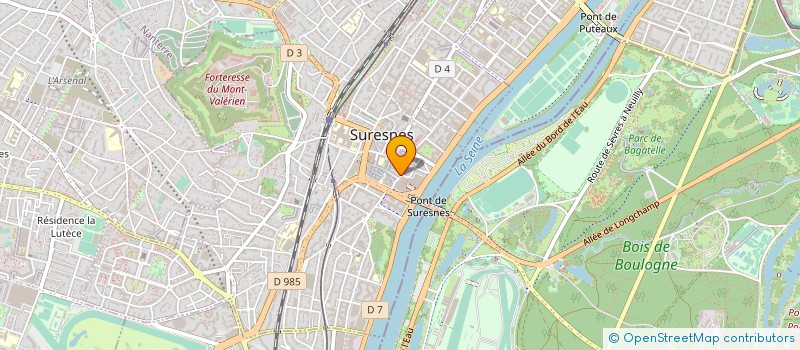 localisation de l'entreprise A. VISION à SURESNES