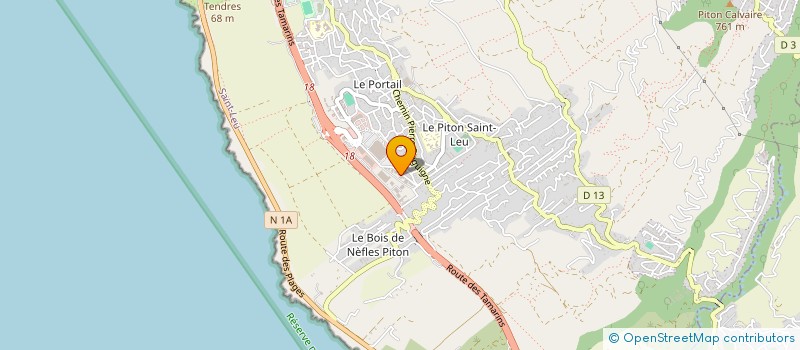localisation de l'entreprise A VIVRE à SAINT-LEU