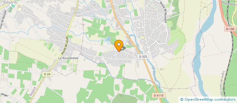 localisation de l'entreprise A VOIX BASSE  SAINT-CHRISTOL-LEZ-ALES