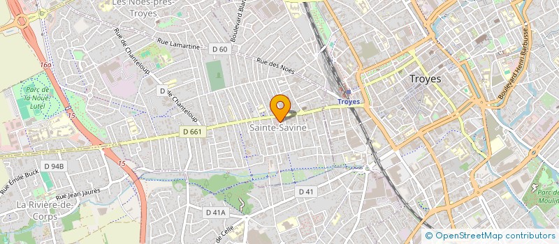 localisation de l'entreprise A VOIX NUES  SAINTE-SAVINE