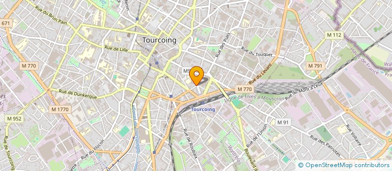 localisation de l'entreprise A VOS AIDES  TOURCOING