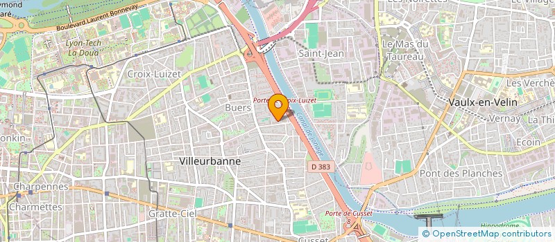 localisation de l'entreprise A VOS CASSEROLES  VILLEURBANNE