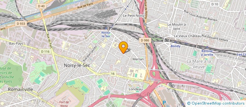 localisation de l'entreprise A VOS CORDES FROTTEZ à NOISY-LE-SEC