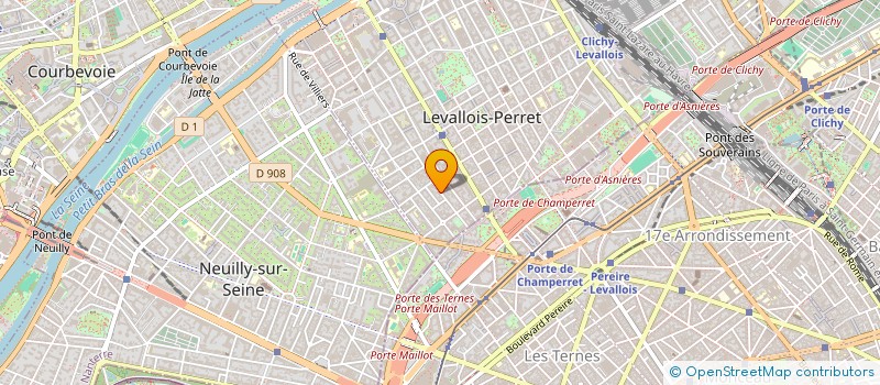 localisation de l'entreprise A VOS COTES POUR CHOISIR  LEVALLOIS-PERRET