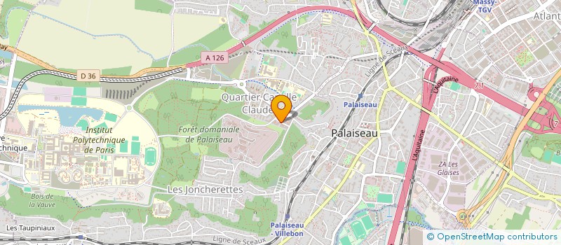 localisation de l'entreprise A VOS DES à PALAISEAU