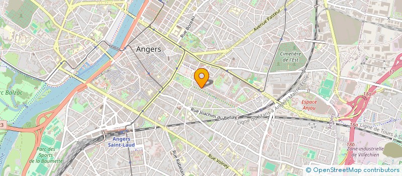 localisation de l'entreprise A VOS DROITS à ANGERS