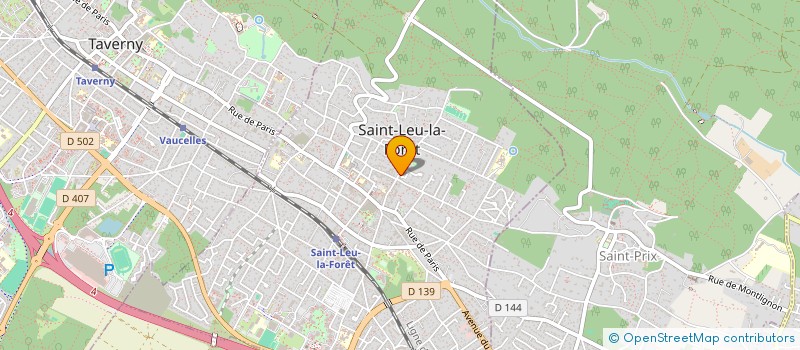 localisation de l'entreprise A VOS JEUX à SAINT-LEU-LA-FORET