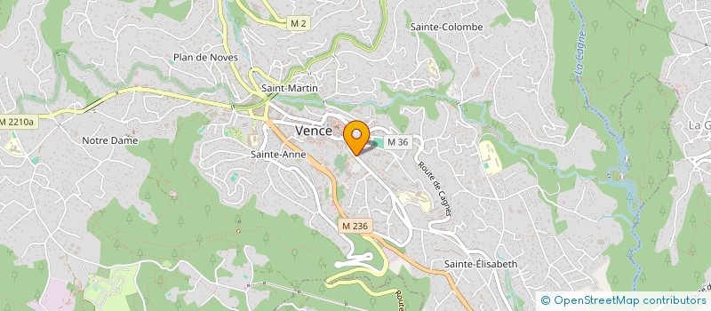 localisation de l'entreprise A VOS MARQUES à VENCE