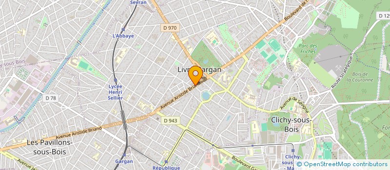 localisation de l'entreprise A VOS MARQUES  LIVRY-GARGAN