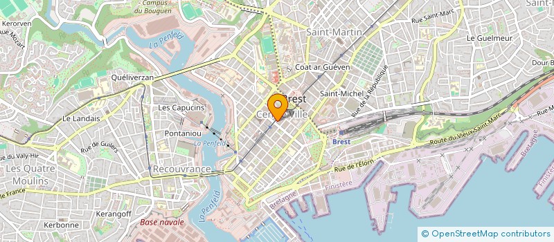 localisation de l'entreprise A VOS MARQUES à BREST