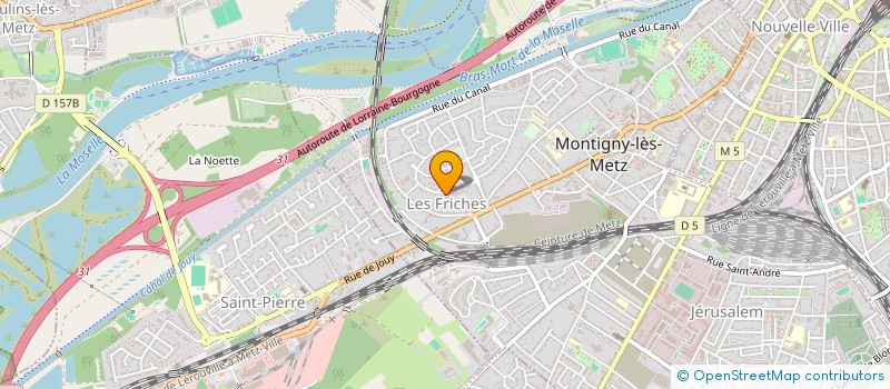 localisation de l'entreprise A VOS MARQUES PRIX PARTEZ  MONTIGNY-LES-METZ