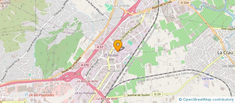 localisation de l'entreprise A VOS MESURES DIFFUSION à LA FARLEDE