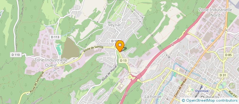 localisation de l'entreprise A VOS OREILLES à OYONNAX