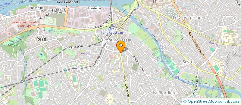 localisation de l'entreprise A VOS SERVICES à REZE