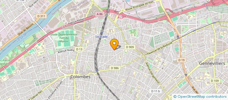 localisation de l'entreprise A VOS SIEGES  COLOMBES