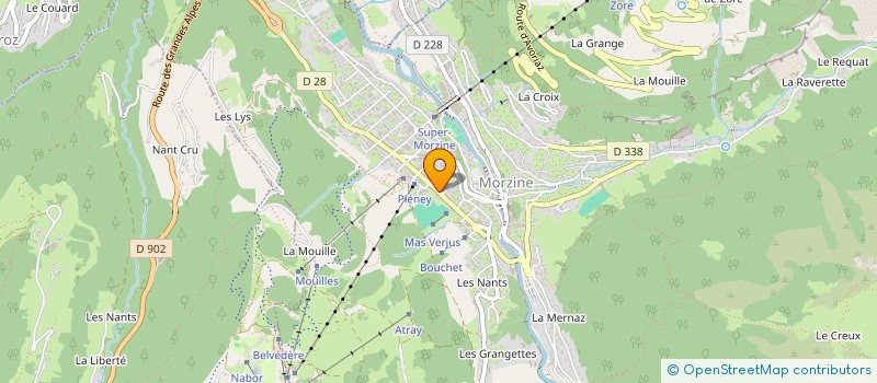 localisation de l'entreprise A VOS SKIS  MORZINE