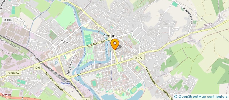 localisation de l'entreprise A VOS VALISES à SEDAN