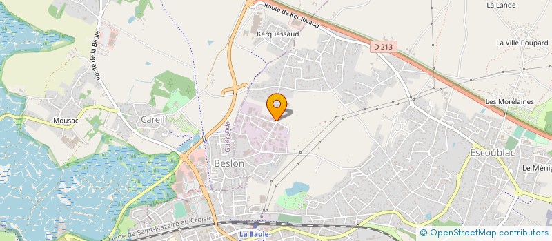 localisation de l'entreprise A VOS VOLANTS à LA BAULE-ESCOUBLAC