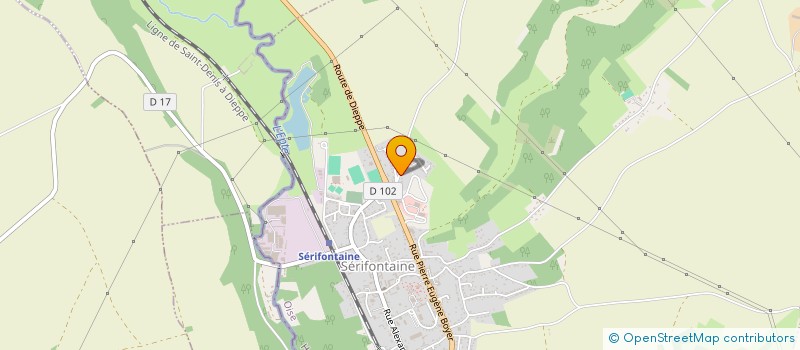 localisation de l'entreprise A VOTR' SERVICES  SERIFONTAINE