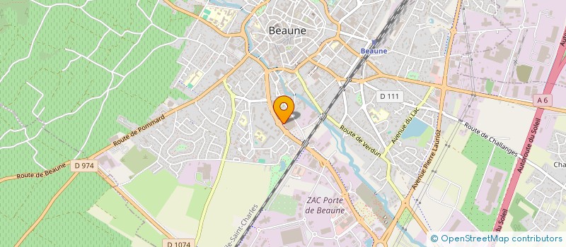 localisation de l'entreprise A VOTRE IMAGE à BEAUNE