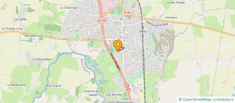 localisation de l'entreprise A VOTRE MESURE  VERN-SUR-SEICHE