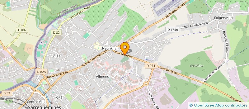 localisation de l'entreprise A VOTRE SANTE à SARREGUEMINES