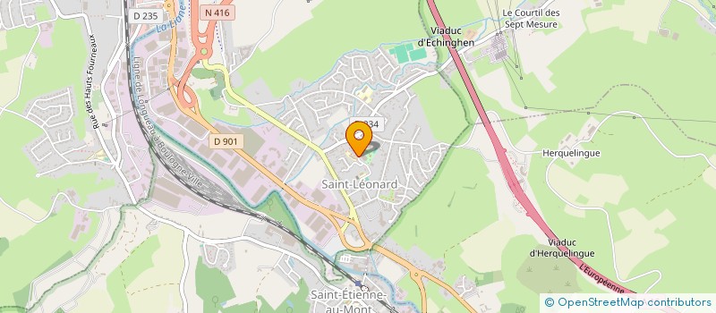 localisation de l'entreprise A VOTRE SANTE à SAINT-LEONARD