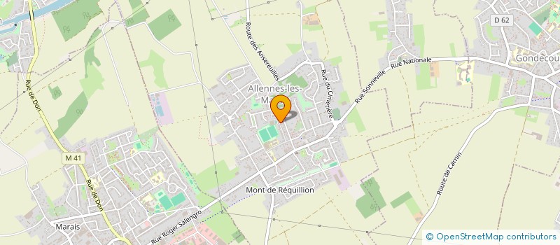 localisation de l'entreprise A VOTRE SERRURE à ALLENNES-LES-MARAIS