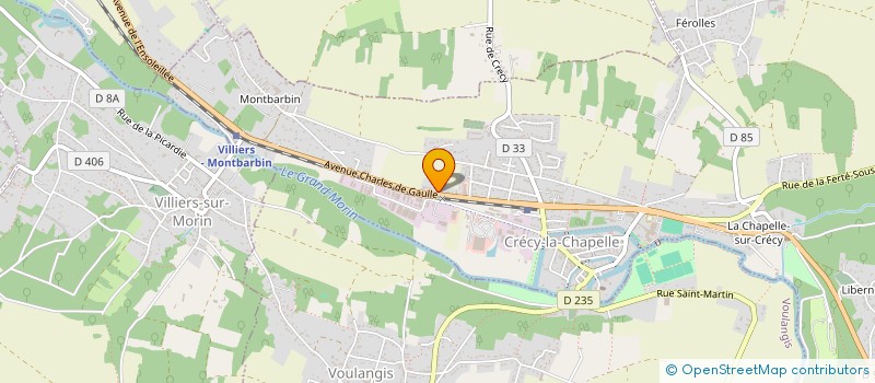 localisation de l'entreprise A VOTRE SERVICE  CRECY-LA-CHAPELLE