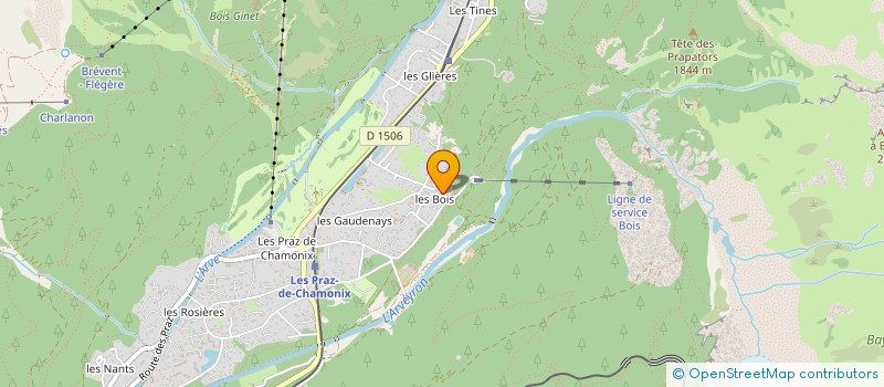 localisation de l'entreprise A VOTRE SERVICE à CHAMONIX-MONT-BLANC