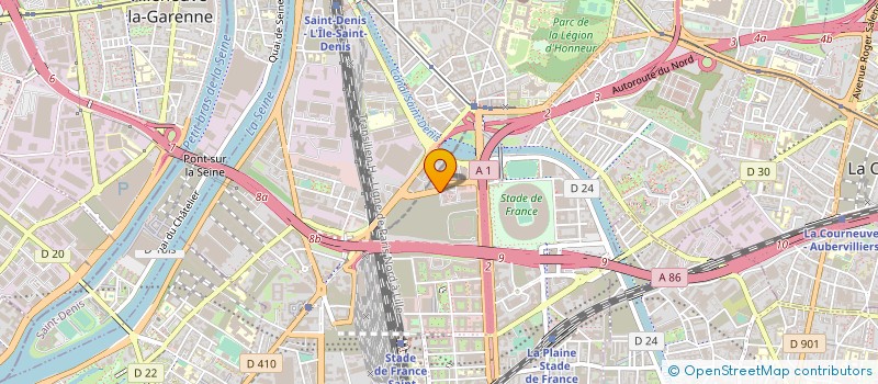 localisation de l'entreprise A VOTRE SERVICE à SAINT-DENIS
