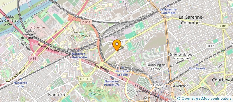 localisation de l'entreprise A VOTRE SERVICE à NANTERRE