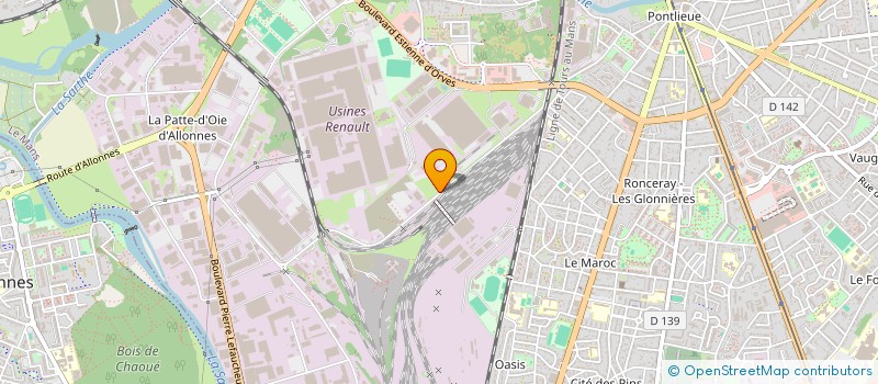 localisation de l'entreprise A VOTRE SERVICE  LE MANS