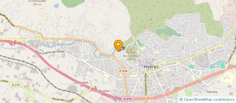 localisation de l'entreprise A VOTRE SERVICE à HYERES